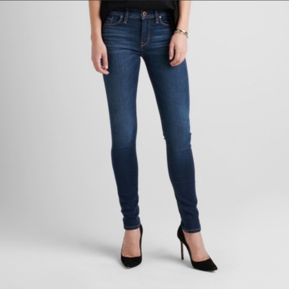 Hudson Jeans Women's Skinny Jeans - Dark Blue